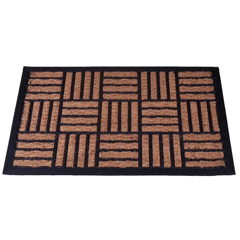 Capacho em Fibra de Coco Cazza Geométrico 40cm x 60cm