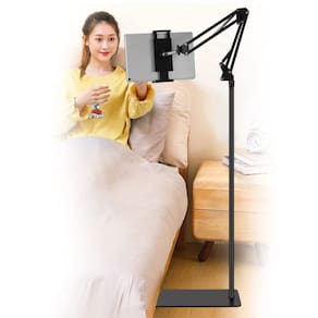 Suporte de chão para tablet SAMHOUSING ajustável 360° preto