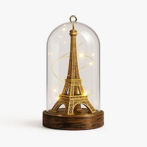 Luminaria Torre Eiffel Abajur Led Mesa Paris Miniatura