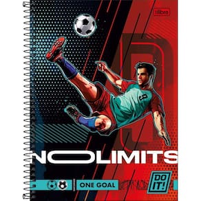 Caderno Espiral Grande Universitário 16 Matérias Do It 256 Folhas Capa Dura Tilibra