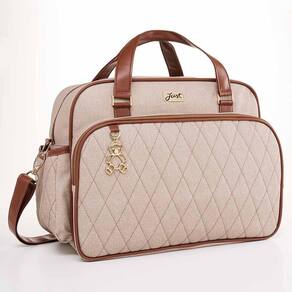 Bolsa de Maternidade Grande Just Baby Chicago Bege