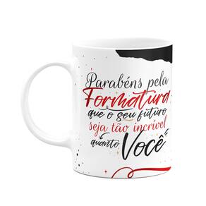 Caneca Formatura - Parabéns pela formatura - M2