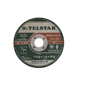 Disco Corte Fine Cut Inox- Ferro 4.1-2` X 1,0 X 7-8` - Telstar