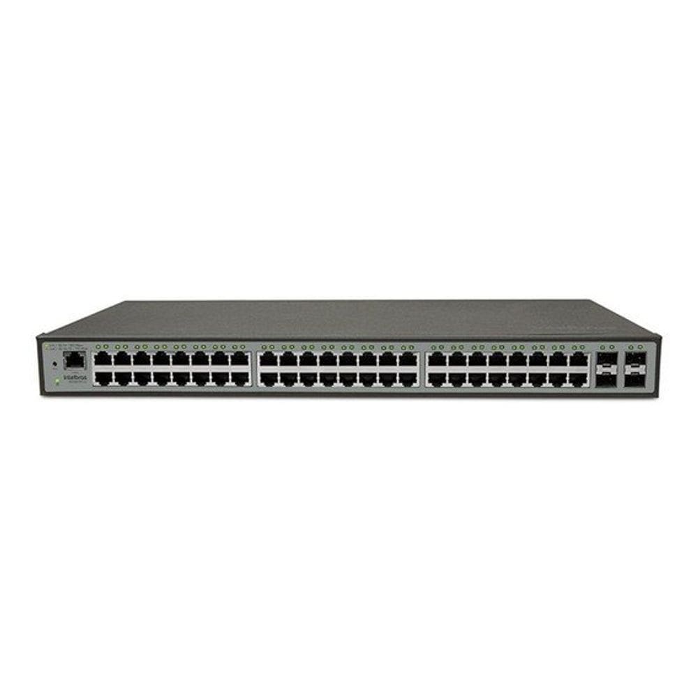 Switch Intelbras 48 portas 10/100/1000 + 4 Gbic SG 5204 MR