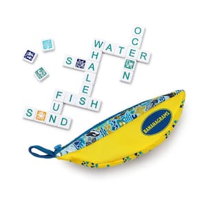 Jogo de tabuleiro Bananagrams Oceanic Edition para família