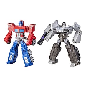 Pacote com 2 bonecos de ação Transformers Heroes Villains para crianças a partir de 6 anos