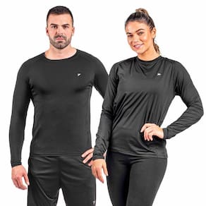 Camiseta M/L Termica Skin Basic 4 04415-Pt - Preto M