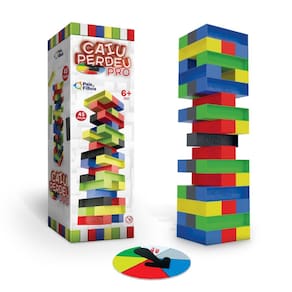 Jogo Caiu Perdeu Pró Colorido 45 pçs - Pais & Filhos