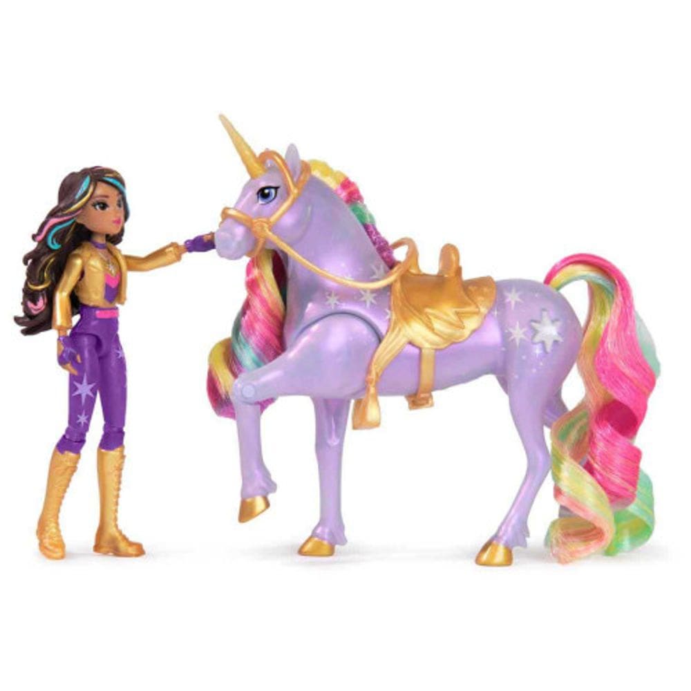 Boneca Sophia e Unicórnio Light Magic Wildstar Academia Sunny