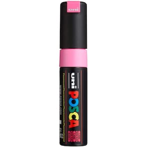 Marcador Posca 8K rosa fluorescente não tóxico à base de água