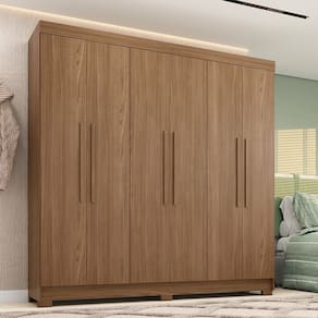 Guarda-Roupa Casal 6 Portas 2 Gavetas 194,40cm Horácio Estilo MM