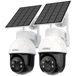 Sistema de câmeras de segurança solar AOSU 3K/5MP Wireless, pacote com 2