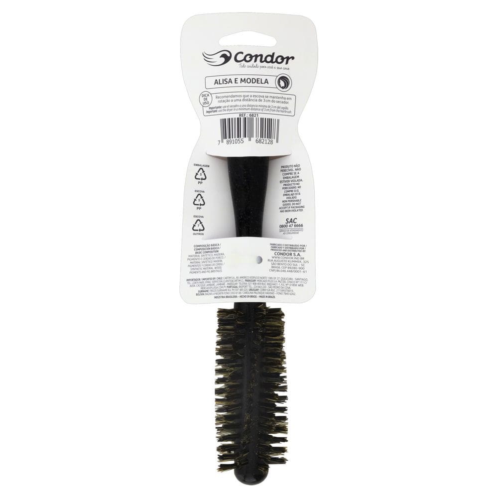 Escova para Cabelo Fragilizado Condor Eco Ref. 6821