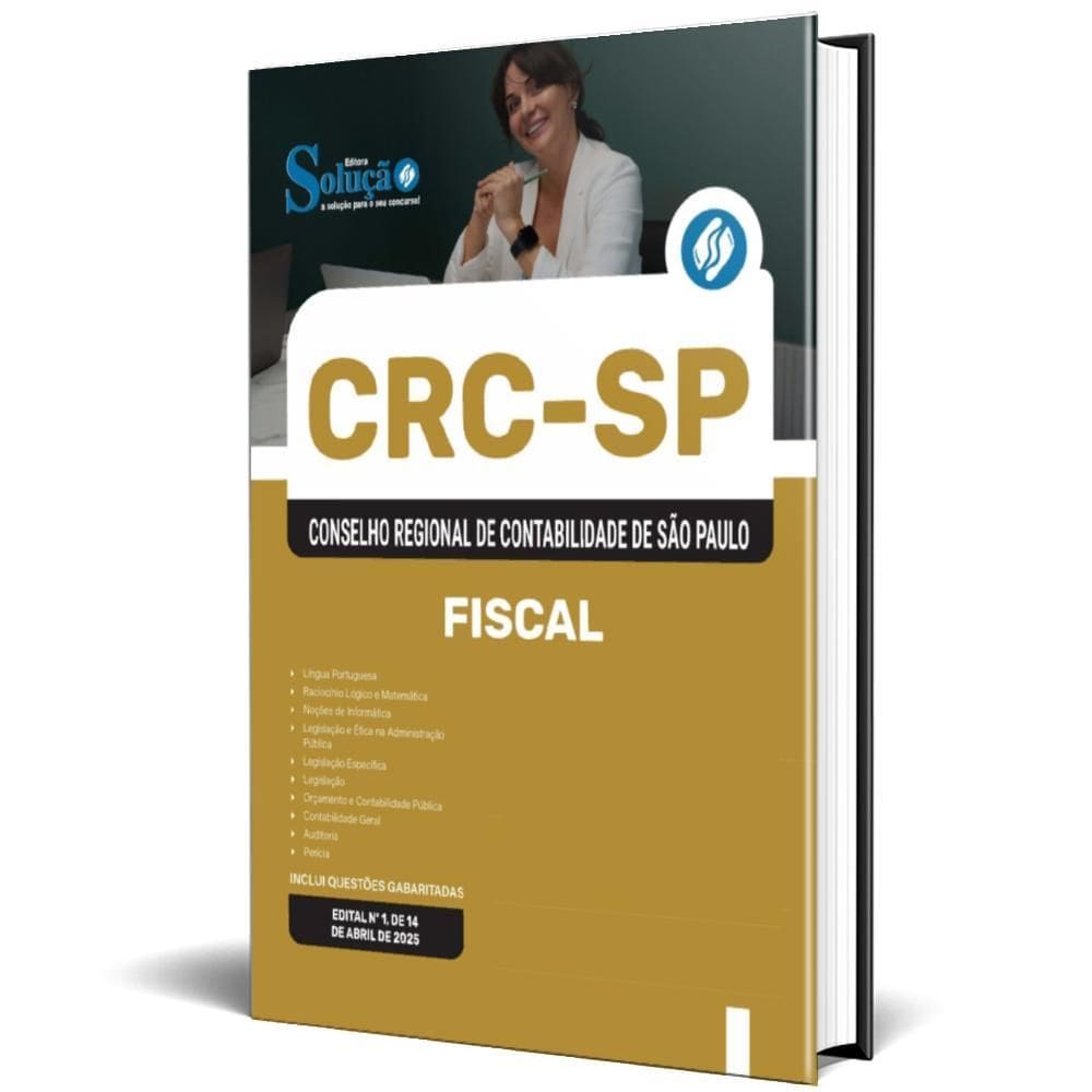 Apostila Concurso Crc Sp 2025 - Fiscal