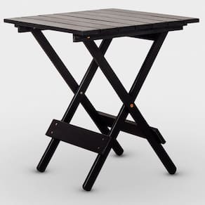 Mesa Dobrável 70x70 Cor Preta