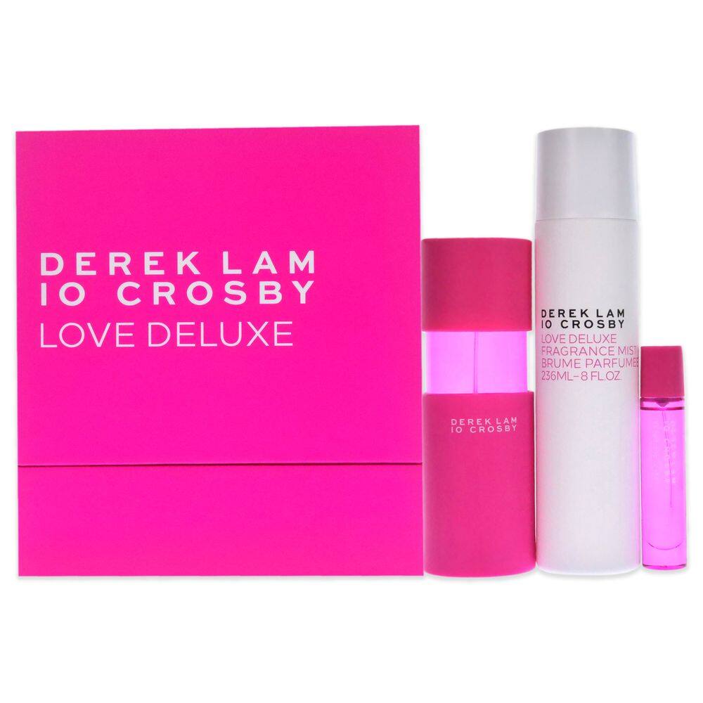 Perfume Derek Lam Love Deluxe Spring 100 ml, 3 peças, conjunto de presente para mulheres