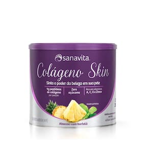 Colágeno Skin 200G Sanavita Sabor Abacaxi
