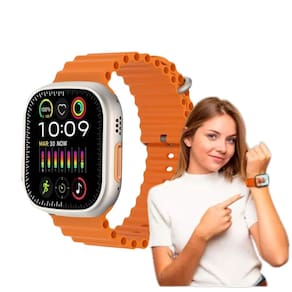 Smartwatch Digital Pro Bluetooth Android e IOS Howear HW10 Ultra2 Monitoramento Cardíaco Chat GPT Ultra Bateria