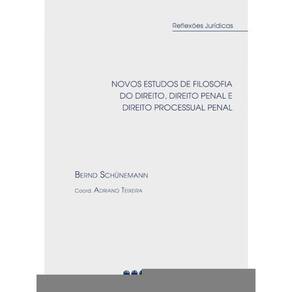 Novos Estudos De Filosofia Do Direito, Direito Penal E Direito Processual Penal - 2024