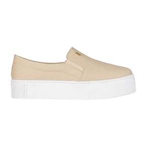 Tênis Slip On Santa Lolla Lona Canelada Plataforma