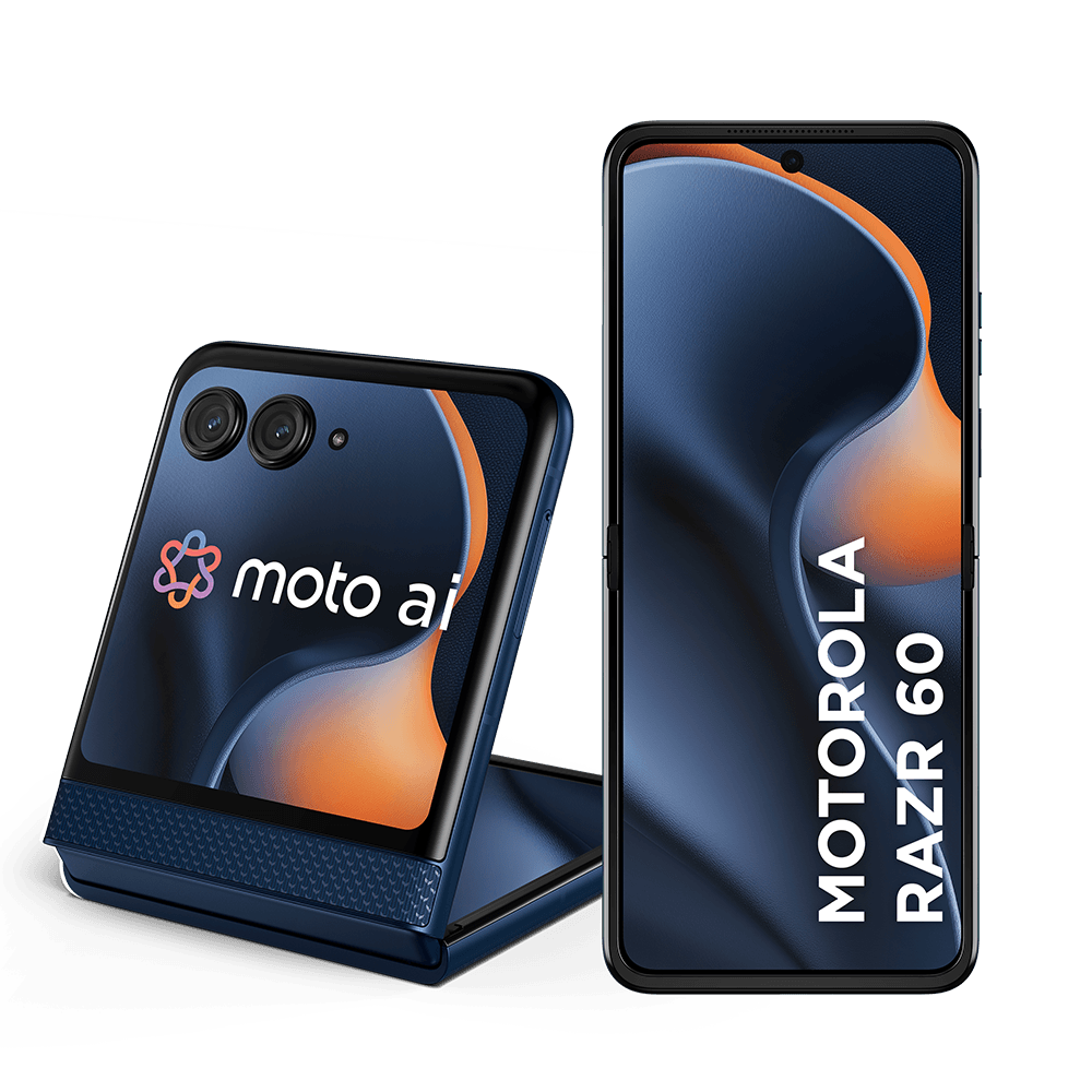 Smartphone Motorola Razr 60 - 256GB 24GB (12GB RAM+12GB Ram Boost) Tela dobrável 6,9" pOLED e externa 3,6” Moto AI camera IP48