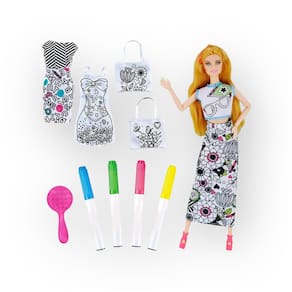 Kit de Pintura de Moda com Boneca DM Toys