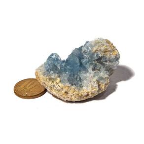 Drusa Celestita Azul Bruto Pedra Natural 20 a 50g Classe B