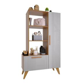 Multiuso 6213 80cm 1 Porta 1 Gaveta Freijo/Off White - Indekes