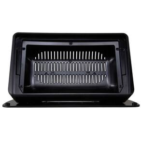Moldura 9 Polegadas Universal Preta Painel Superior Plano Central Multimidia Som