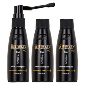 Solução para queda de cabelo Revivogen MD Scalp Therapy Kit de 3 meses