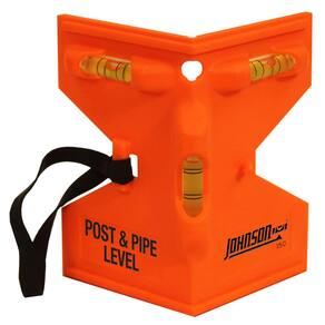 Nível de poste e tubulação Johnson 175-O Orange, 10 x 12 x 23 cm