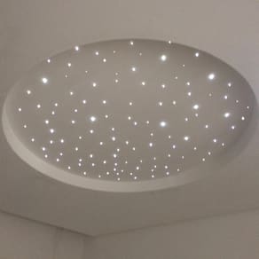 Kit Fibra Ótica 200 Branco Misto Noite Estrelado Quarto Teto