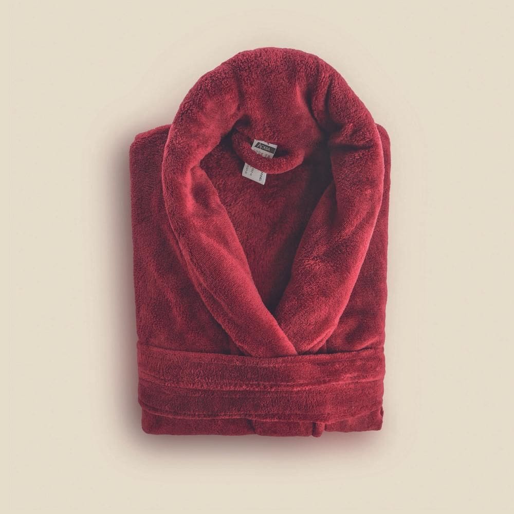 Roupão Brut Microfibra Bordô - A\CASA