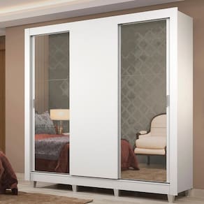 Guarda-roupa Casal Lyon Plus 3 Portas de Correr Madesa