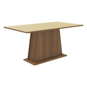 Mesa Madesa Retangular Tampode Madeira 5364 Rustic crema