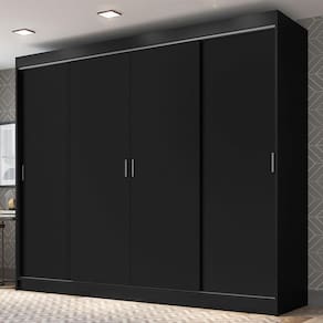 Guarda-roupa Casal Austin 4 Portas Correr 3 Gavetas Madesa