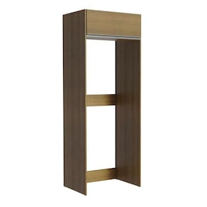 Porta Geladeira Madesa Glamy 1 Porta Basculante Rustic