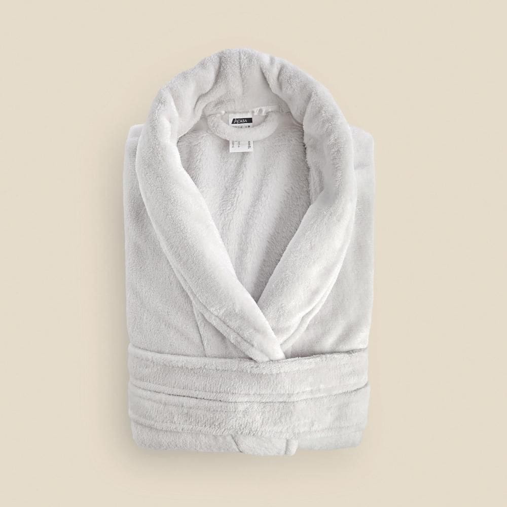 Roupão Blanc Microfibra Branco - A\CASA