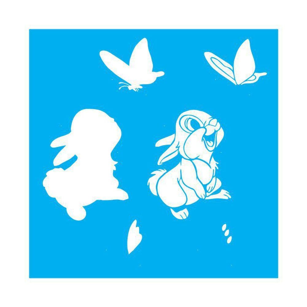 Stencil Tamako Coelho Páscoa - 30x30cm - Ref 9747