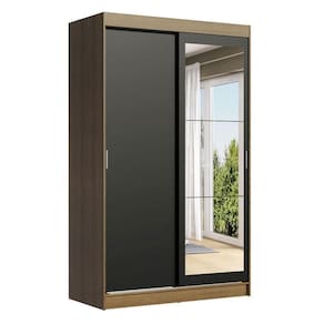 Guarda-roupa 2 Portas de Correr com Espelho 2 Gavetas Madesa