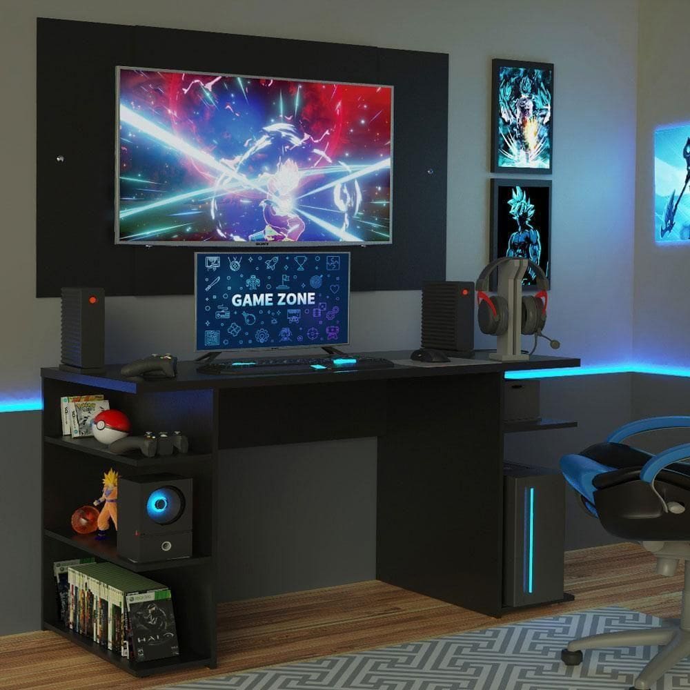 Mesa Gamer Painel para até 58&quot; Madesa