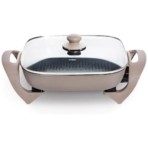 Frigideira Elétrica COOK WITH COLOR 30 cm x 30 cm com Revestimento Cerâmico Antiaderente Livre de Substâncias Químicas, 1400W, Tampa de