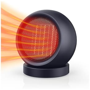 Aquecedor de Mesa Coolfor, Eficiente e Rápido, Ideal para Ambientes Internos -  Roxo e Prateado - 1200W