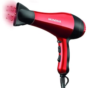 Secador de Cabelos Mondial 1900w Ion Tourmaline Red 127V