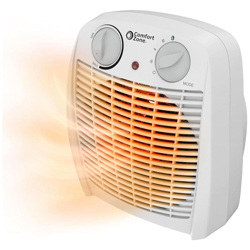 Aquecedor de Ambiente Comfort Zone com Termostato, Proteção Contra Superaquecimento, Compacto e Eficiente para Casa e Escritório