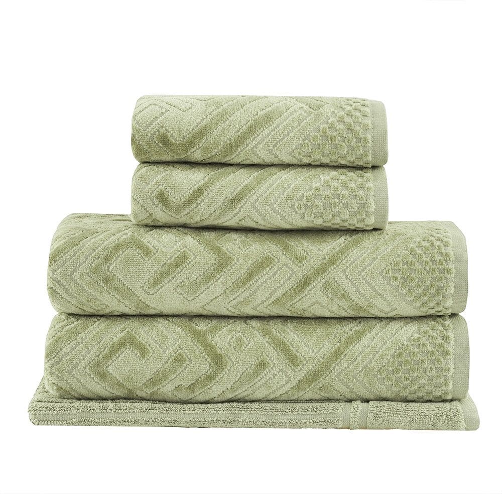 Jogo Toalhas Banho Buddemeyer 5p Geo Verde