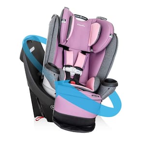 Cadeira de Carro Rotativa Evenflo Gold Revolve360 Extend AllinOne com SensorSafe Opal Pink
