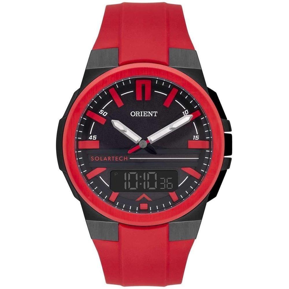 Relógio Masculino Orient Mtspa004 P1Vx Anadigi Solar