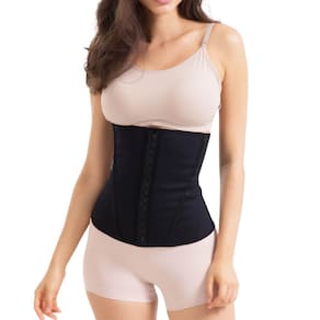 Cinta Modeladora Treino Preta 2EG Waist Trainer Ref062Wt