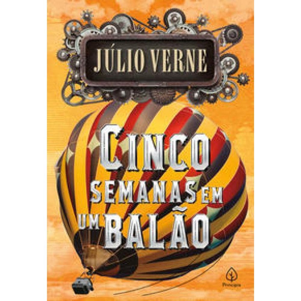 Livro Cinco Semanas Em Um Balão